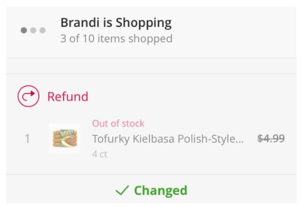 Brandi is shopping screenshot