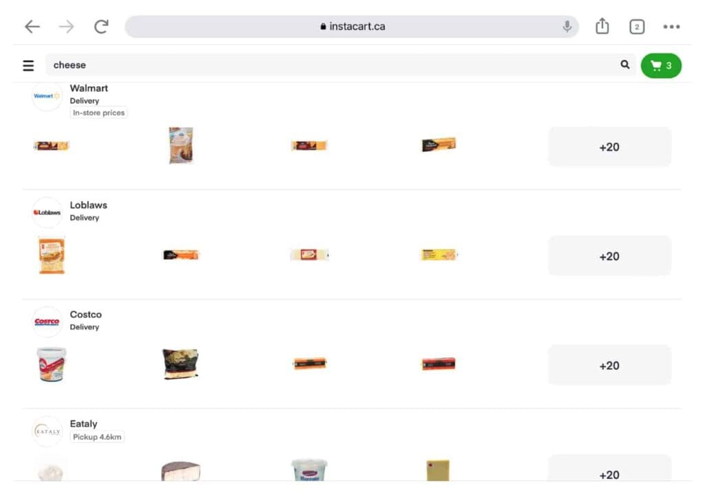 Instacart aggregates grocery promos and enables cherry-picking