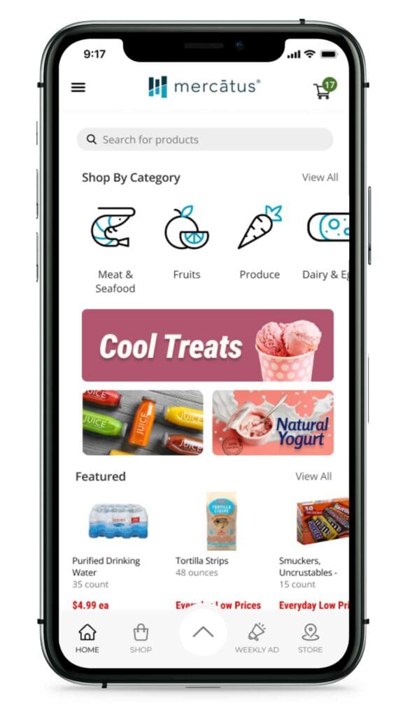 Mobile Grocery App for Retailers