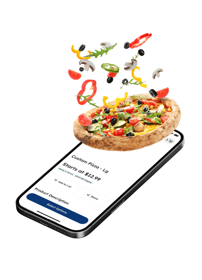 Mercatus Order Ahead technology pizza